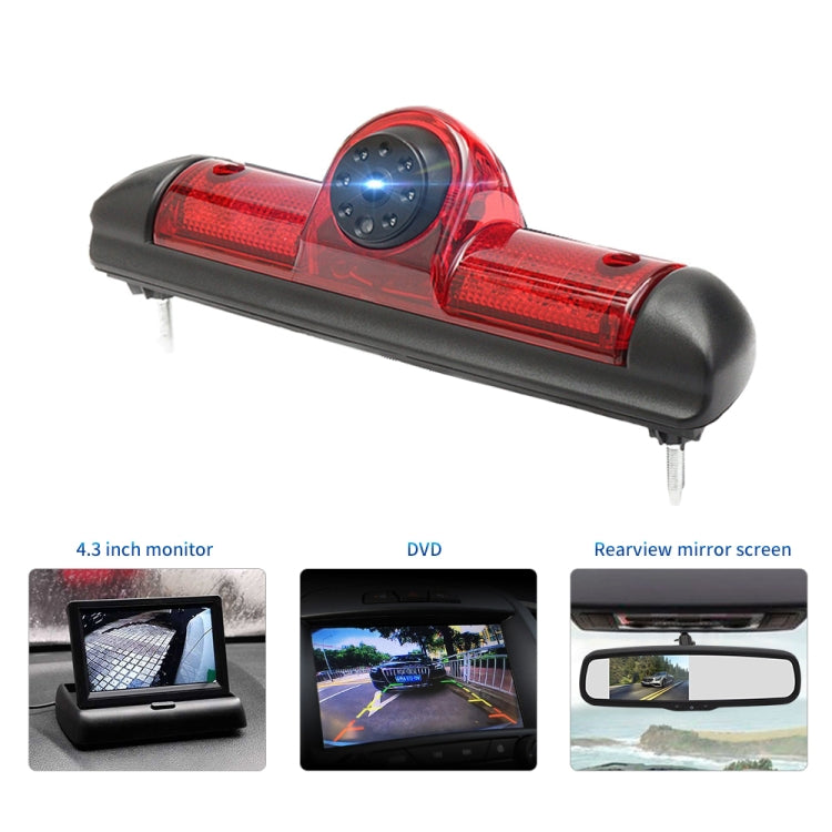 PZ460 Car Waterproof HD High Position Brake Light View Camera for Fiat / Citroen / Peugeot - Rear View Cameras by PMC TechLife | Online Shopping South Africa | PMC TechLife | Buy Now Pay Later Mobicred