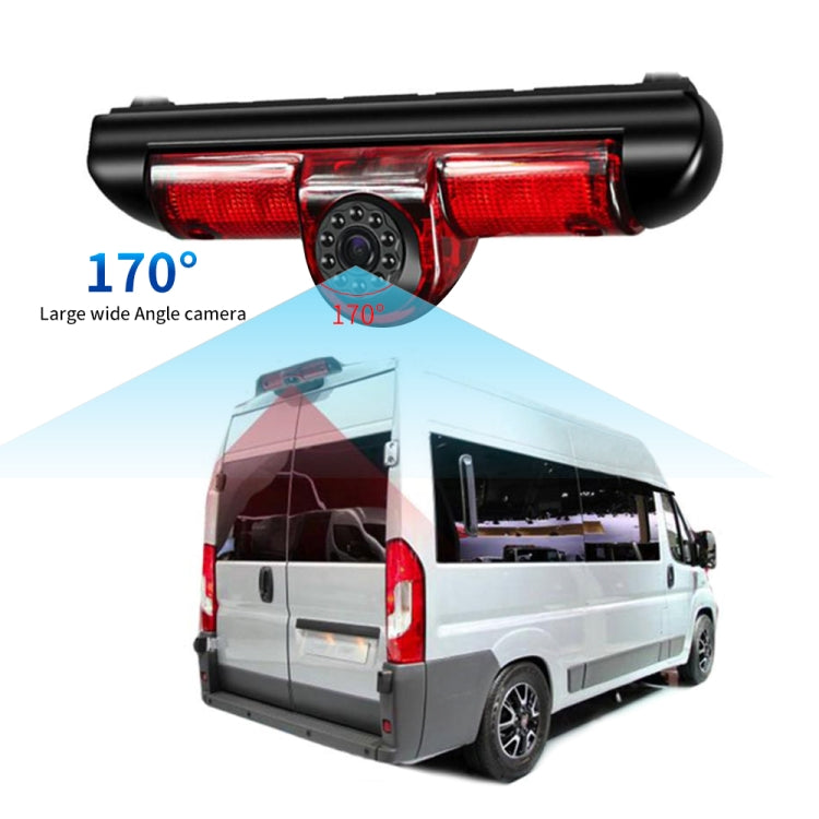 PZ460 Car Waterproof HD High Position Brake Light View Camera for Fiat / Citroen / Peugeot - Rear View Cameras by PMC TechLife | Online Shopping South Africa | PMC TechLife | Buy Now Pay Later Mobicred
