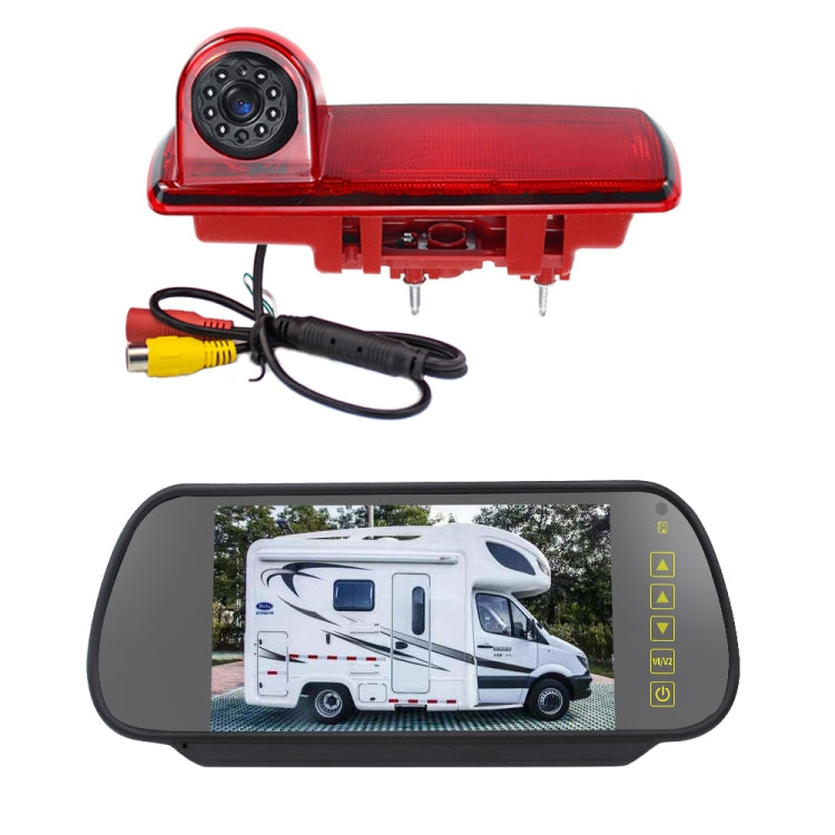 PZ463 Car Waterproof 170 Degree View Camera + 7 inch Rearview Monitor for Renault / Opel - Rear View Cameras by PMC TechLife | Online Shopping South Africa | PMC TechLife | Buy Now Pay Later Mobicred