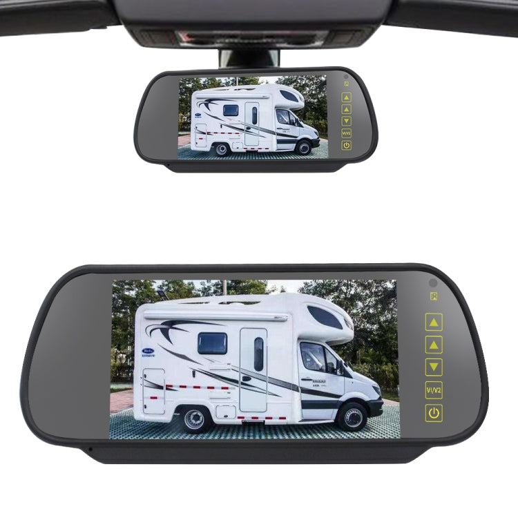 PZ461 Car Waterproof High Position Tail Light Brake Light View Camera + 7 inch Rearview Monitor for Mercedes Benz / Volkswagen - Rear View Cameras by PMC TechLife | Online Shopping South Africa | PMC TechLife | Buy Now Pay Later Mobicred