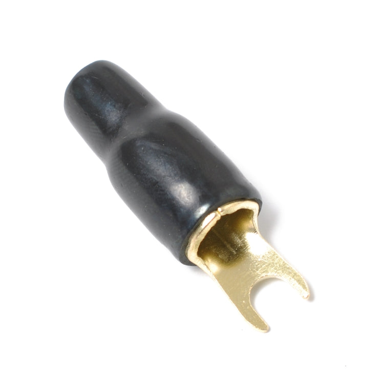 5 Pairs Car Audio Power Ground Wire Fork Terminals Brass 4 Gauge 5/16 inch Connectors Red and Black Boots - Booster Cable & Clip by PMC TechLife | Online Shopping South Africa | PMC TechLife | Buy Now Pay Later Mobicred