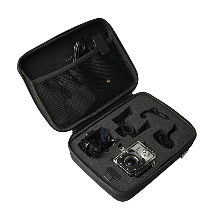 Portable Shockproof Shatter-resistant Wear-resisting Camera Bag Carrying Travel Case for SJCAM SJ4000 / SJ5000 / SJ6000 / SJ7000 / SJ8000 / SJ9000 Sport Action Camera & Selfie Stick and Other Accessories, Size: 22 * 16 * 6 cm - Carry Cases by PMC TechLife | Online Shopping South Africa | PMC TechLife | Buy Now Pay Later Mobicred