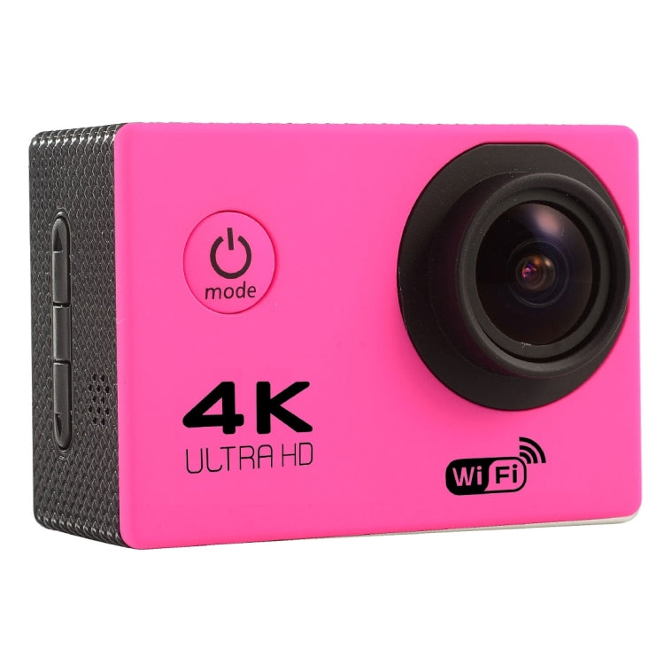 F60 2.0 inch Screen 170 Degrees Wide Angle WiFi Sport Action Camera Camcorder with Waterproof Housing Case, Support 64GB Micro SD Card(Magenta) - Sports Camera by PMC TechLife | Online Shopping South Africa | PMC TechLife | Buy Now Pay Later Mobicred