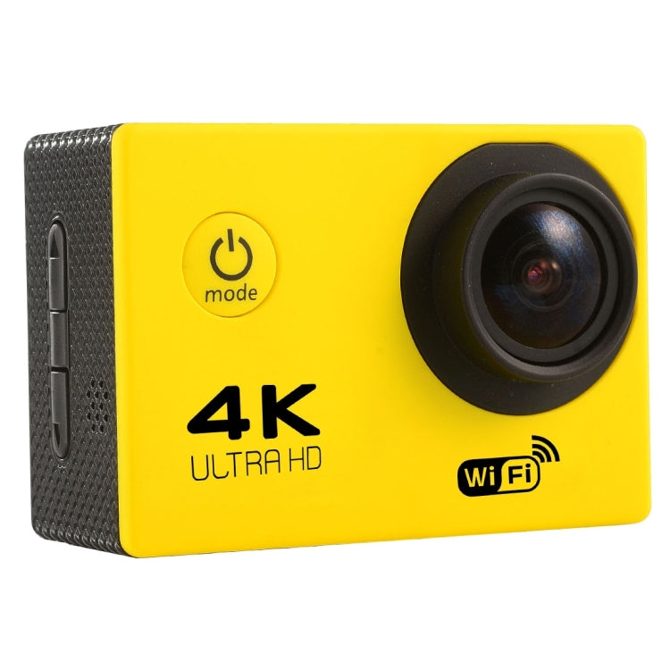 F60 2.0 inch Screen 170 Degrees Wide Angle WiFi Sport Action Camera Camcorder with Waterproof Housing Case, Support 64GB Micro SD Card(Yellow) - Sports Camera by PMC TechLife | Online Shopping South Africa | PMC TechLife | Buy Now Pay Later Mobicred