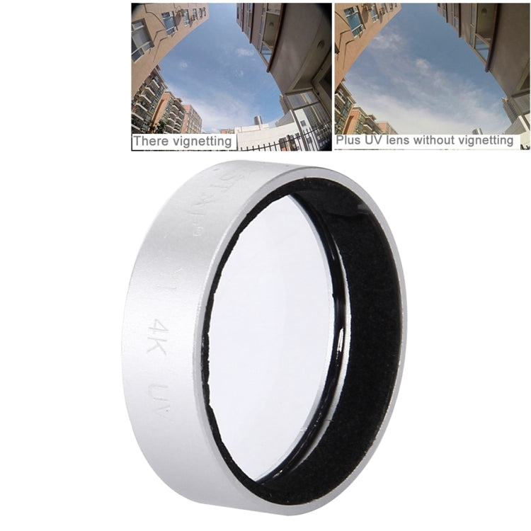 JUNESTAR for Xiaomi Xiaoyi Yi II 4K Sport Action Camera Proffesional UV Filter(Silver) - Lens Filter by JSR | Online Shopping South Africa | PMC TechLife | Buy Now Pay Later Mobicred