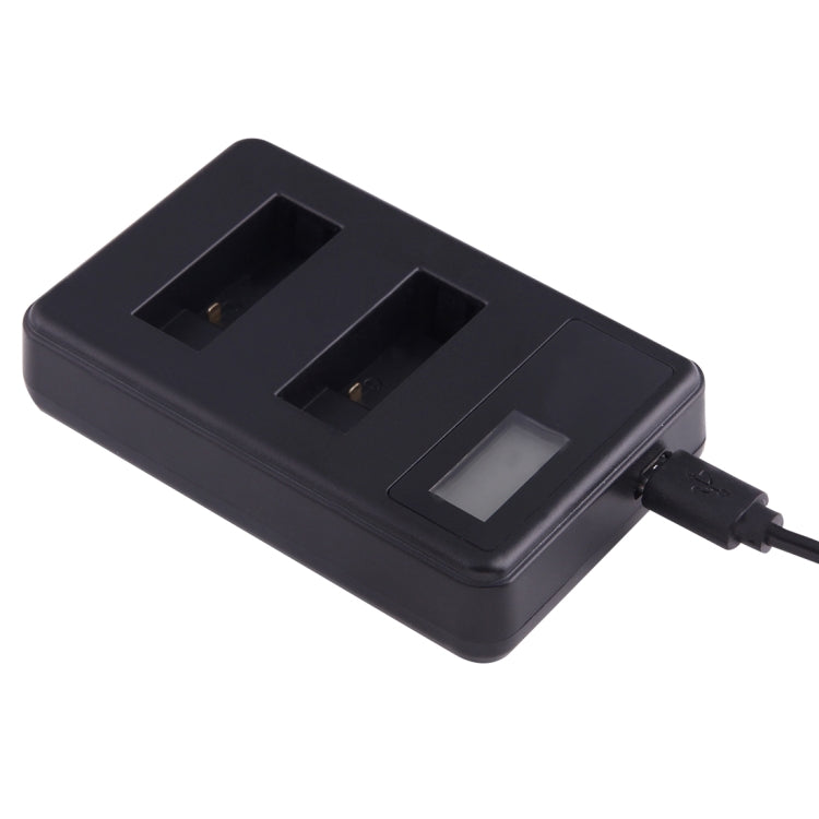 AHDBT-501 LCD Screen Dual Batteries Charger for GoPro HERO5 with Displays Charging Capacity - Charger by PMC TechLife | Online Shopping South Africa | PMC TechLife | Buy Now Pay Later Mobicred