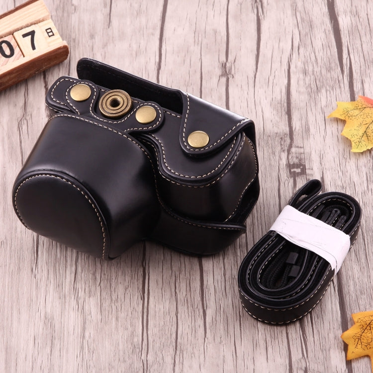 Full Body Camera PU Leather Case Bag with Strap for Sony A6000 / A6300 / Nex 6(Black) - free shipping - PMC TechLife - Order now!