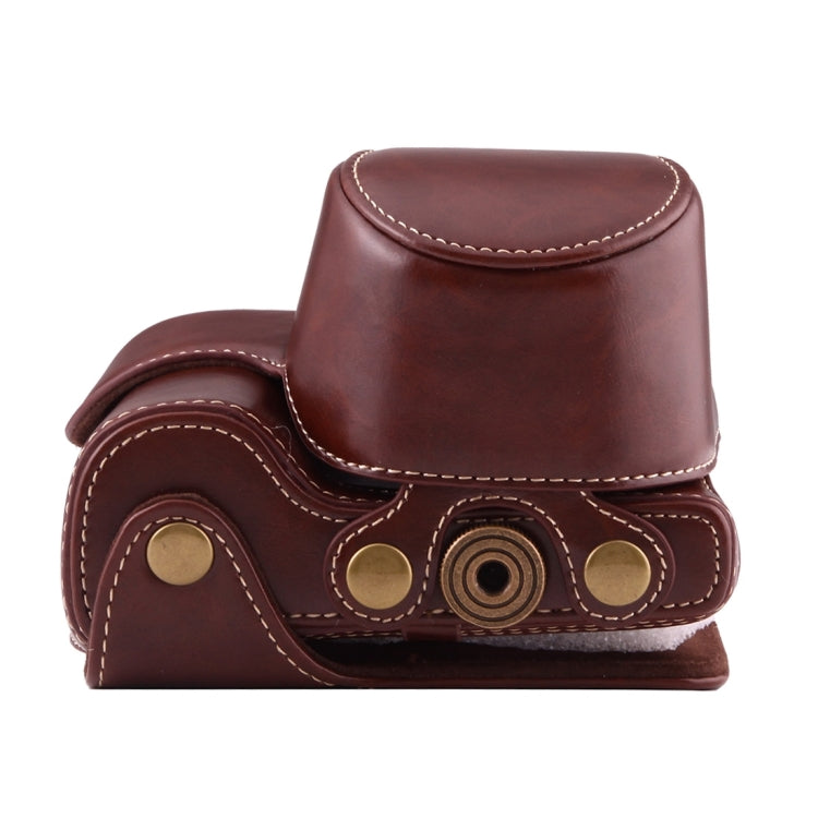 Full Body Camera PU Leather Case Bag with Strap for Sony A6000 / A6300 / Nex 6(Coffee) - free shipping - PMC TechLife - Order now!