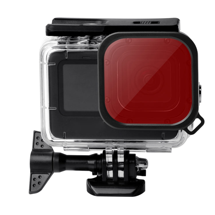 Waterproof Case + Touch Back Cover + Purple Red Pink Lens Filter for GoPro HERO10 Black / HERO9 Black - free shipping - PMC TechLife - Order now!