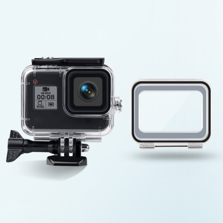 45m Waterproof Case + Touch Back Cover for GoPro HERO8 Black - Waterproof Cases by PMC TechLife | Online Shopping South Africa | PMC TechLife | Buy Now Pay Later Mobicred