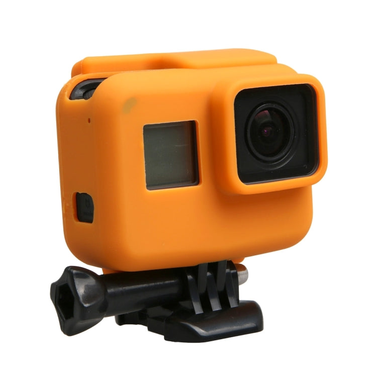 Original for GoPro HERO5 Silicone Border Frame Mount Housing Protective Case Cover Shell(Orange) - Silicone Cases by PMC TechLife | Online Shopping South Africa | PMC TechLife | Buy Now Pay Later Mobicred