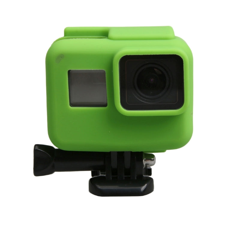 Original for GoPro HERO5 Silicone Border Frame Mount Housing Protective Case Cover Shell(Green) - Silicone Cases by PMC TechLife | Online Shopping South Africa | PMC TechLife | Buy Now Pay Later Mobicred
