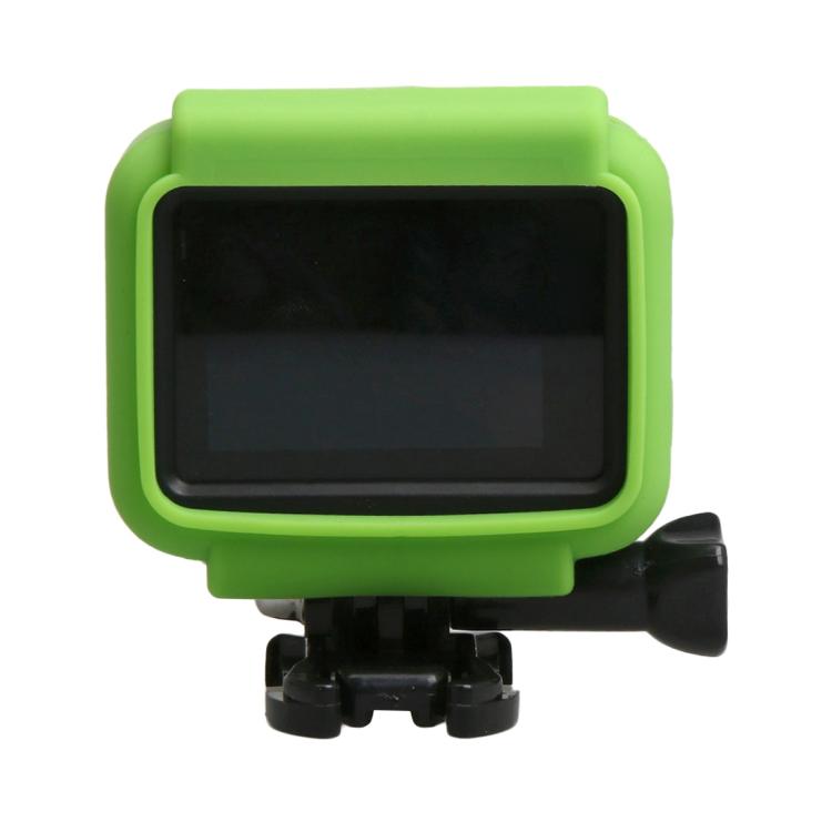 Original for GoPro HERO5 Silicone Border Frame Mount Housing Protective Case Cover Shell(Green) - Silicone Cases by PMC TechLife | Online Shopping South Africa | PMC TechLife | Buy Now Pay Later Mobicred