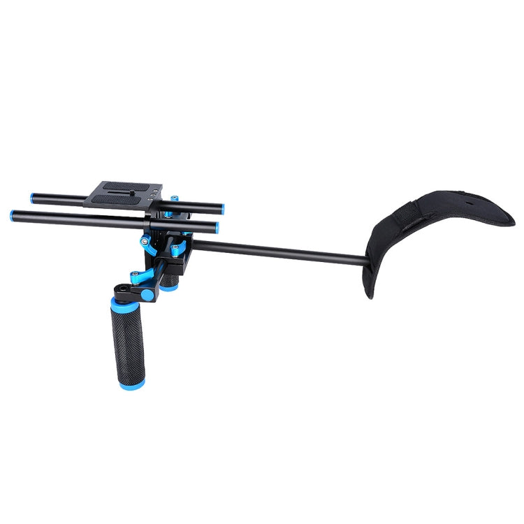 YELANGU YLG0102A-A01 Dual Handle Shoulder Mount Support Kit DSLR Rig(Black) - free shipping - PMC TechLife - Order now!