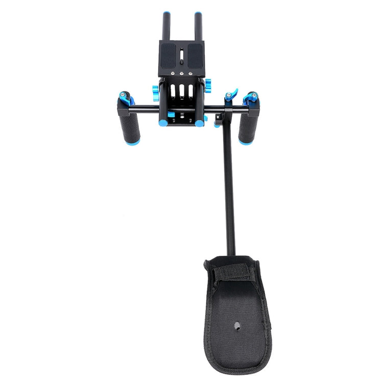 YELANGU YLG0102A-A01 Dual Handle Shoulder Mount Support Kit DSLR Rig(Black) - free shipping - PMC TechLife - Order now!