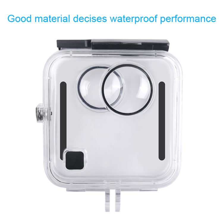 40m Waterproof Housing Protective Case  for GoPro Fusion, with Buckle Basic Mount & Screw & Wrench - Waterproof Cases by PMC TechLife | Online Shopping South Africa | PMC TechLife | Buy Now Pay Later Mobicred