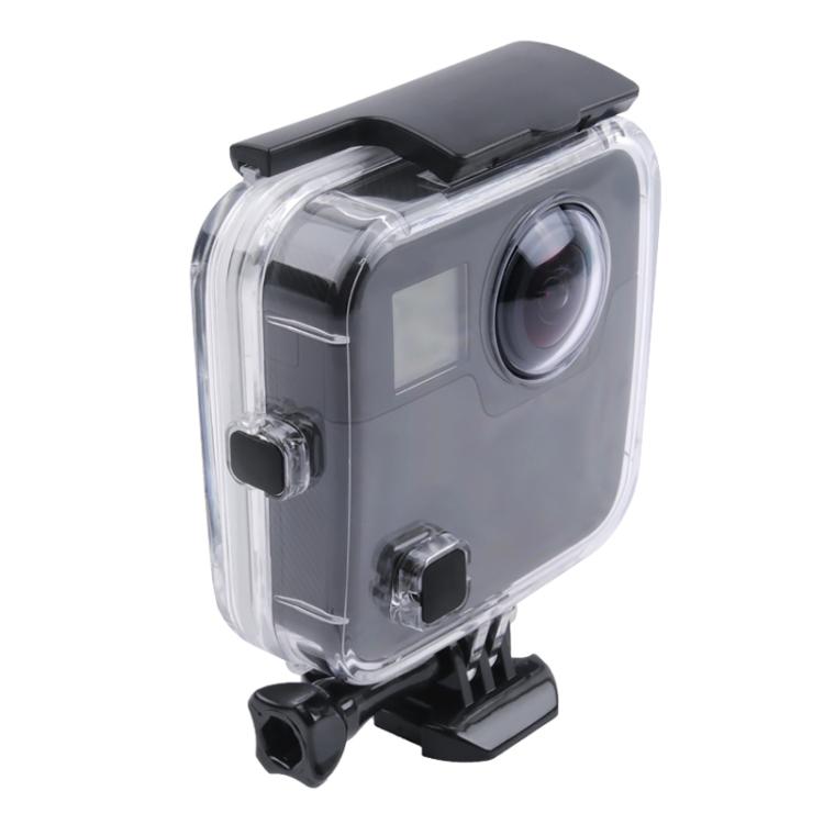 40m Waterproof Housing Protective Case  for GoPro Fusion, with Buckle Basic Mount & Screw & Wrench - Waterproof Cases by PMC TechLife | Online Shopping South Africa | PMC TechLife | Buy Now Pay Later Mobicred