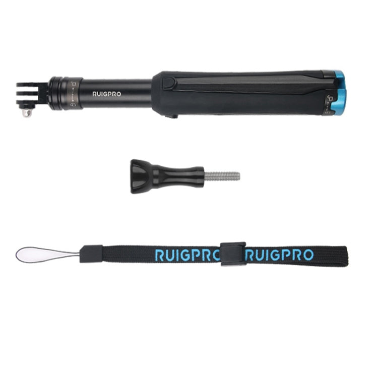 Portable Foldable Tripod Holder Selfie Monopod Stick for GoPro, Insta360, DJI and Other Action Cameras, Length: 23.5-81cm - Extendable Pole by PMC TechLife | Online Shopping South Africa | PMC TechLife | Buy Now Pay Later Mobicred