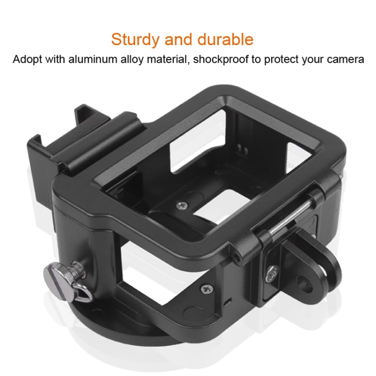 Housing Shell CNC Aluminum Alloy Protective Cage with Insurance Frame & 52mm UV Lens for GoPro HERO7 Black /6 /5 (Blue) - Metal Cases by PMC TechLife | Online Shopping South Africa | PMC TechLife | Buy Now Pay Later Mobicred
