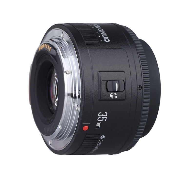 YONGNUO YN35MM F2C 1:2 AF/MF Wide-Angle Fixed/Prime Auto Focus Lens for Canon EOS EF Lens (Black) - free shipping - PMC TechLife - Order now!