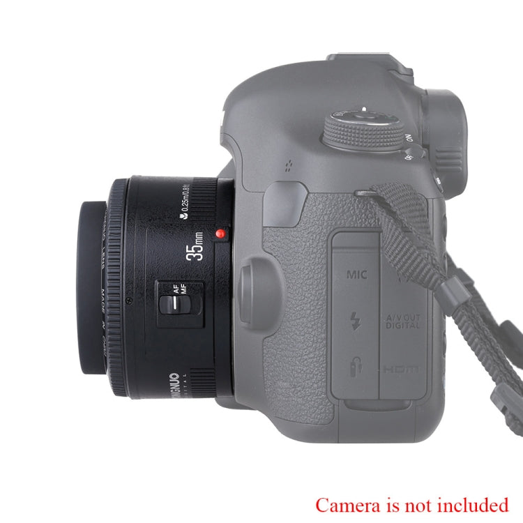 YONGNUO YN35MM F2C 1:2 AF/MF Wide-Angle Fixed/Prime Auto Focus Lens for Canon EOS EF Lens (Black) - free shipping - PMC TechLife - Order now!