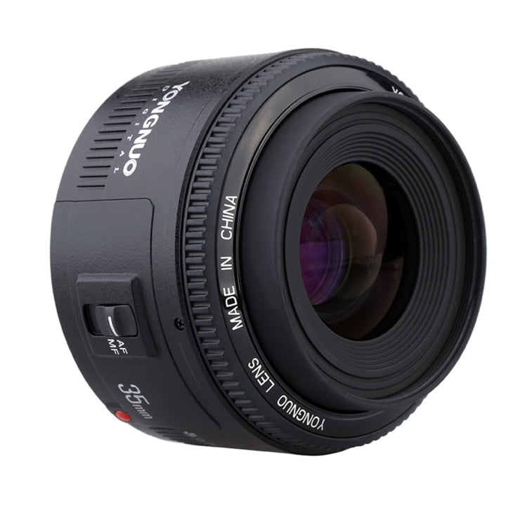YONGNUO YN35MM F2N 1:2 AF/MF Wide-Angle Fixed/Prime Auto Focus Lens for Nikon DSLR Cameras(Black) - free shipping - PMC TechLife - Order now!
