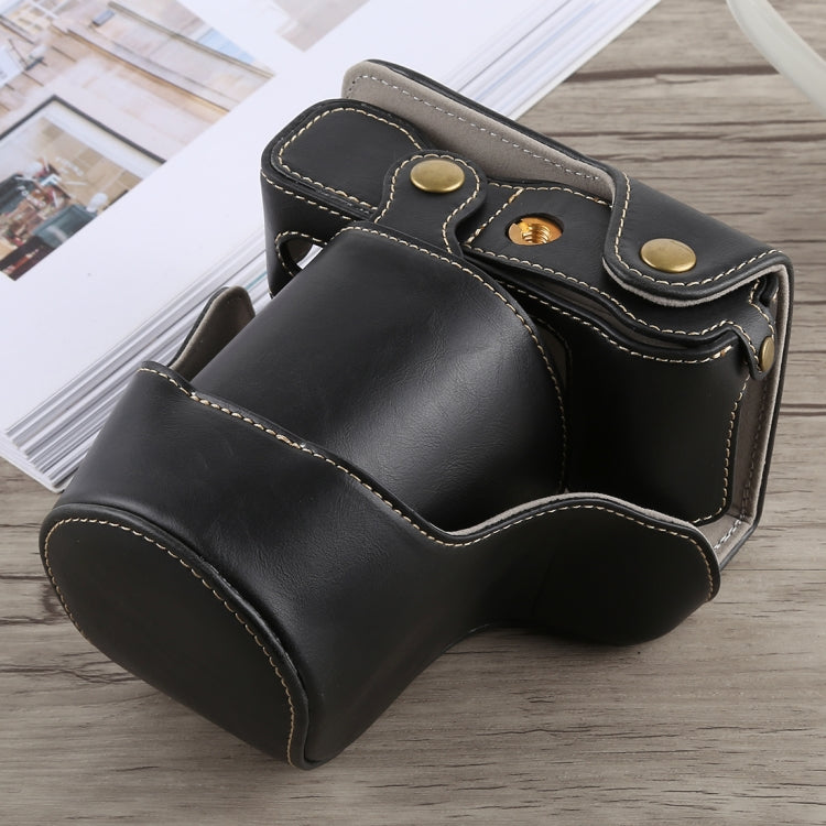 Full Body Camera PU Leather Case Bag with Strap for Fujifilm X-A5 (Black) - free shipping - PMC TechLife - Order now!