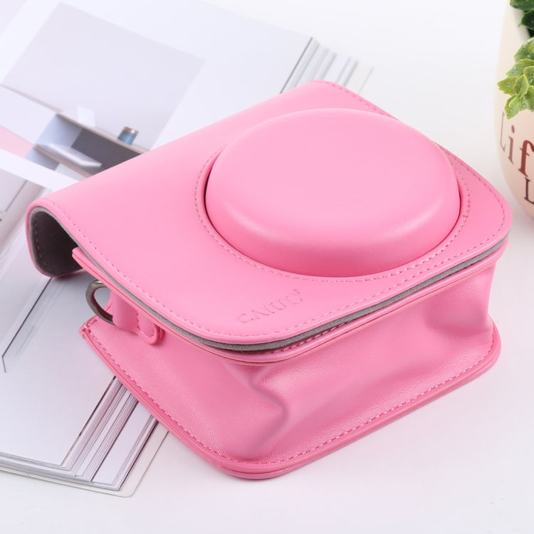 Retro Style Full Body Camera PU Leather Case Bag with Strap for FUJIFILM instax mini 9 / mini 8+ / mini 8(Pink) - free shipping - PMC TechLife - Order now!