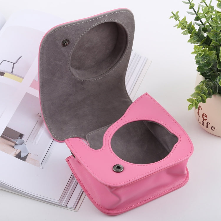 Retro Style Full Body Camera PU Leather Case Bag with Strap for FUJIFILM instax mini 9 / mini 8+ / mini 8(Pink) - free shipping - PMC TechLife - Order now!
