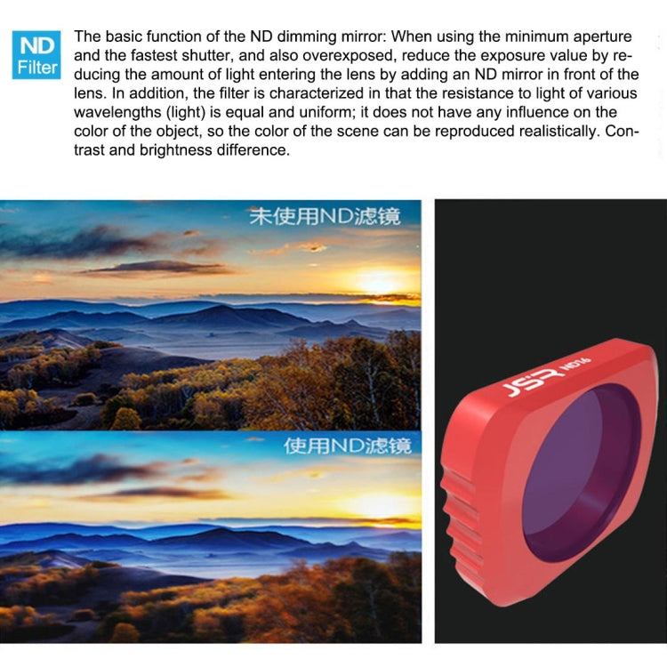 HD Camera ND8 Lens Filter for DJI OSMO Pocket - Lens Accessories by JSR | Online Shopping South Africa | PMC TechLife | Buy Now Pay Later Mobicred