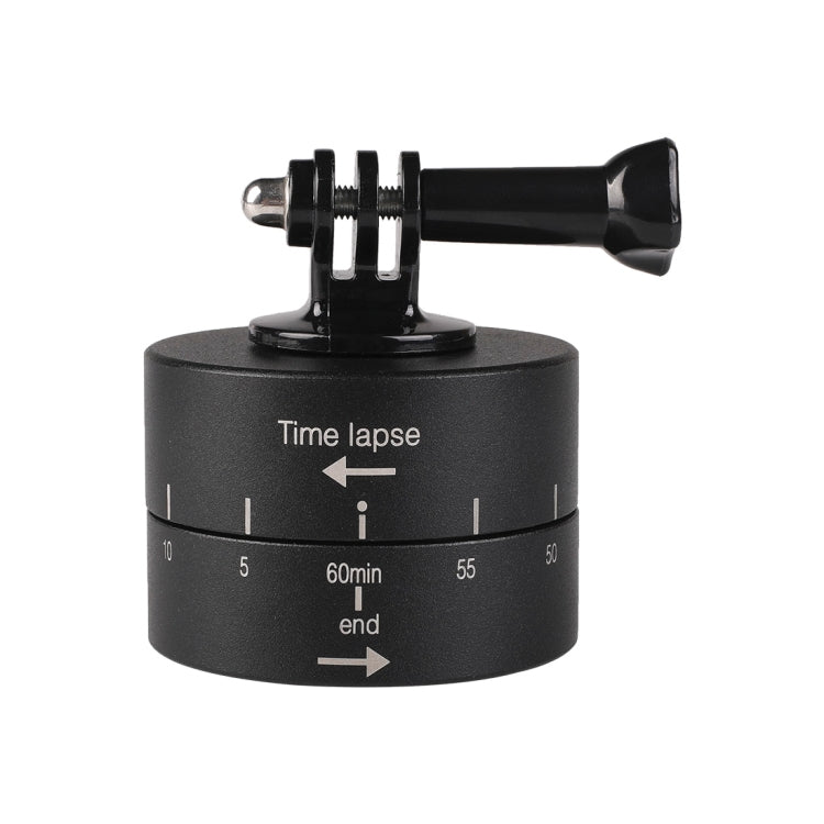 360 Degree Auto Rotation 60 Minutes Time Lapse Stabilizer Tripod Head Adapter for GoPro(Black) - free shipping - PMC TechLife - Order now!