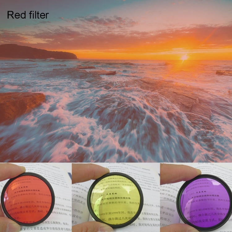 JUNESTAR 11 in 1 Proffesional 52mm Lens Filter(CPL + UV + ND8 + ND4 + ND2 + Star 8 + Red + Yellow + FLD / Purple) & Water-resistant Housing Case Adapter Ring & Lens Protective Cap for GoPro HERO4 / 3+ / 3 & Xiaomi Xiaoyi Yi I / II 4K Sport Action Camera - Lens Filter by JSR | Online Shopping South Africa | PMC TechLife | Buy Now Pay Later Mobicred