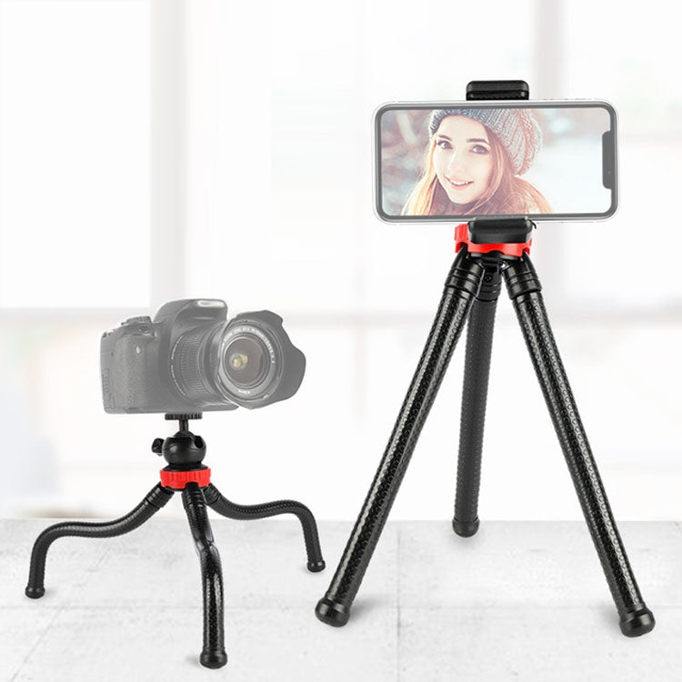 MZ305 Mini Octopus Flexible Tripod Holder with Ball Head for SLR Cameras, GoPro HERO10 Black / HERO9 Black / HERO8 Black /7 /6 /5 /5 Session /4 Session /4 /3+ /3 /2 /1, DJI Osmo Action, Xiaoyi and Other Action Cameras, Cellphone, Size:30cmx5cm - Portable Mini Tripod by PMC TechLife | Online Shopping South Africa | PMC TechLife | Buy Now Pay Later Mobicred