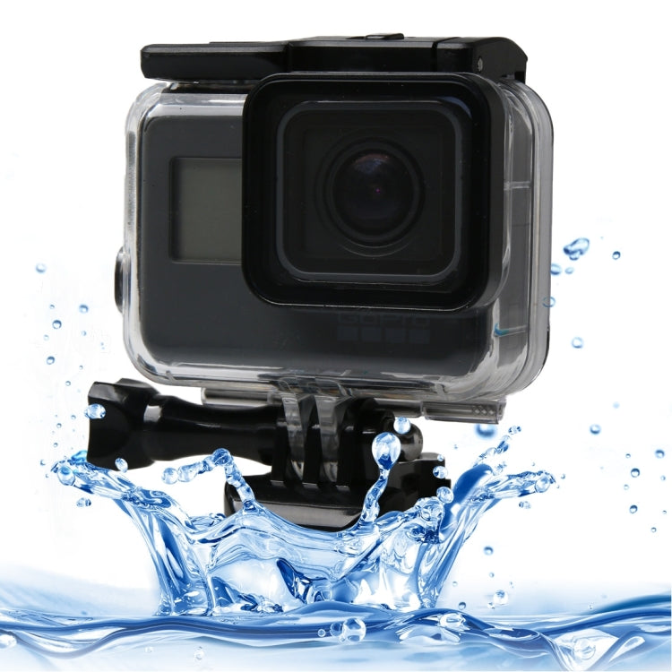 For GoPro HERO6 /5 Black 60m Underwater Waterproof Housing Diving Case with Touch Screen Back Door & Filter / Buckle Basic Mount & Screw, No Need to Disassemble Lens - free shipping - PMC TechLife - Order now!