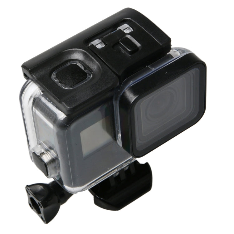 For GoPro HERO6 /5 Black 60m Underwater Waterproof Housing Diving Case with Touch Screen Back Door & Filter / Buckle Basic Mount & Screw, No Need to Disassemble Lens - free shipping - PMC TechLife - Order now!