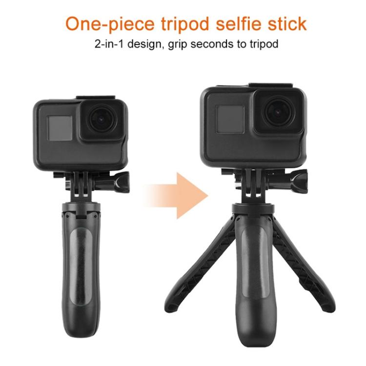 GP446 Multifunctional Mini Fixed Tripod for GoPro, Insta360, DJI and Other Action Cameras(Blue) - Holder by PMC TechLife | Online Shopping South Africa | PMC TechLife | Buy Now Pay Later Mobicred