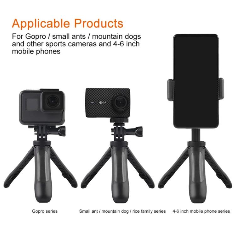 GP446 Multifunctional Mini Fixed Tripod for GoPro, Insta360, DJI and Other Action Cameras(Blue) - Holder by PMC TechLife | Online Shopping South Africa | PMC TechLife | Buy Now Pay Later Mobicred