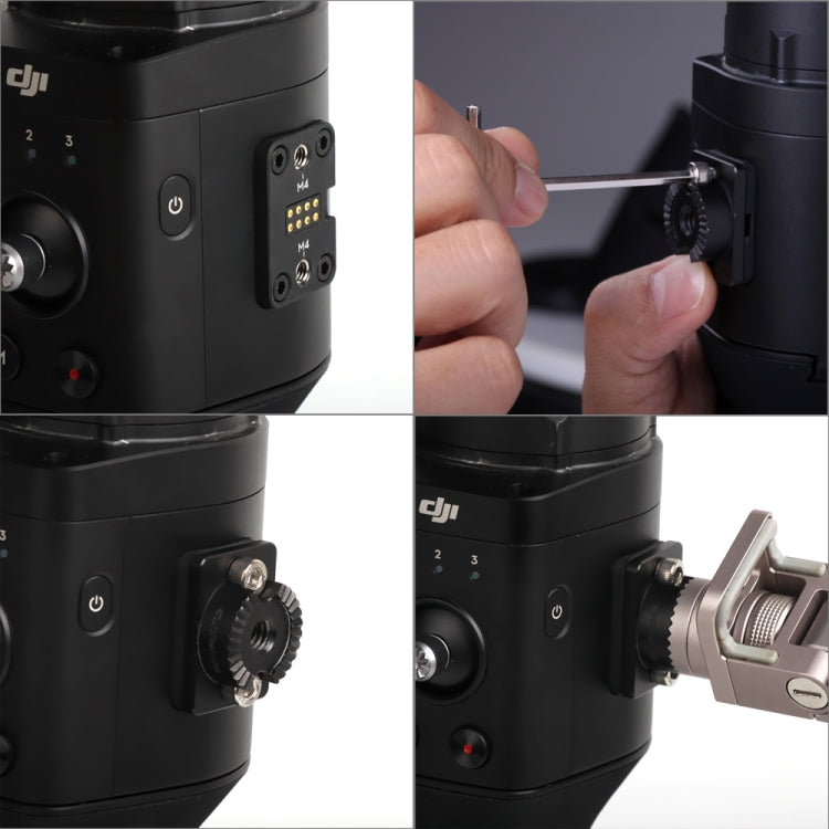 Sunnylife RO-Q9152 Extension Mounting Clamp Adapter for DJI RONIN-S Gimbal(Black) -  by Sunnylife | Online Shopping South Africa | PMC TechLife | Buy Now Pay Later Mobicred