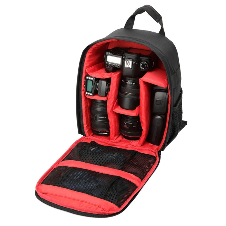 DL-B028 Portable Casual Style Waterproof Scratch-proof Outdoor Sports Backpack SLR Camera Bag Phone Bag for GoPro, SJCAM, Nikon, Canon, Xiaomi Xiaoyi YI, iPad, Apple, Samsung, Huawei, Size: 27.5 * 12.5 * 34 cm(Red) - free shipping - PMC TechLife - Order now!