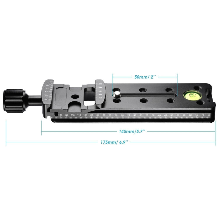 FVR-150 Multi-Purpose 150mm Vertical Nodal Slide Clamp Rail for Fisheyes Lens & Wide-angle Lens, Compatible with Arca Swiss RRS Clamp - free shipping - PMC TechLife - Order now!