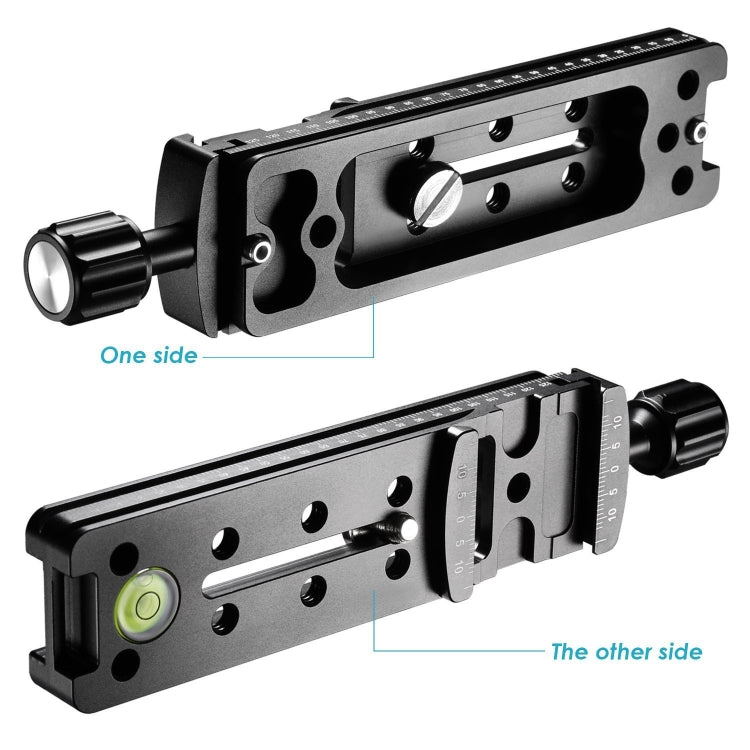 FVR-150 Multi-Purpose 150mm Vertical Nodal Slide Clamp Rail for Fisheyes Lens & Wide-angle Lens, Compatible with Arca Swiss RRS Clamp - free shipping - PMC TechLife - Order now!