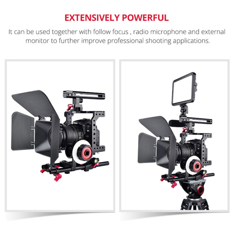 YELANGU C8 YLG0910 Handle Video Camera Cage Stabilizer(Black) - free shipping - PMC TechLife - Order now!