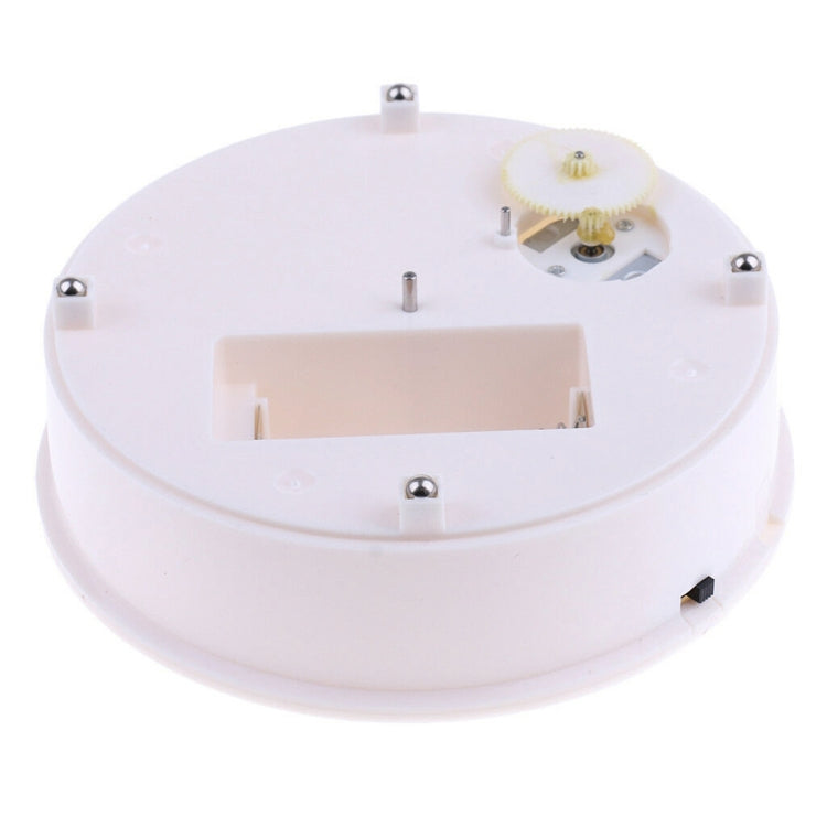 20cm 360 Degree Electric Rotating Turntable Display Stand Photography Video Shooting Props Turntable, Load 1.5kg, Powered by Battery & USB(White + Black) - free shipping - PMc TechLife - Order now!