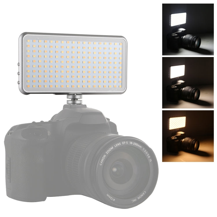 LED011S Pocket 180 LEDs Professional Vlogging Photography Video & Photo Studio Light with OLED Display & Cold Shoe Adapter Mount for Canon / Nikon DSLR Cameras - free shipping - PMC TechLife - Order now!