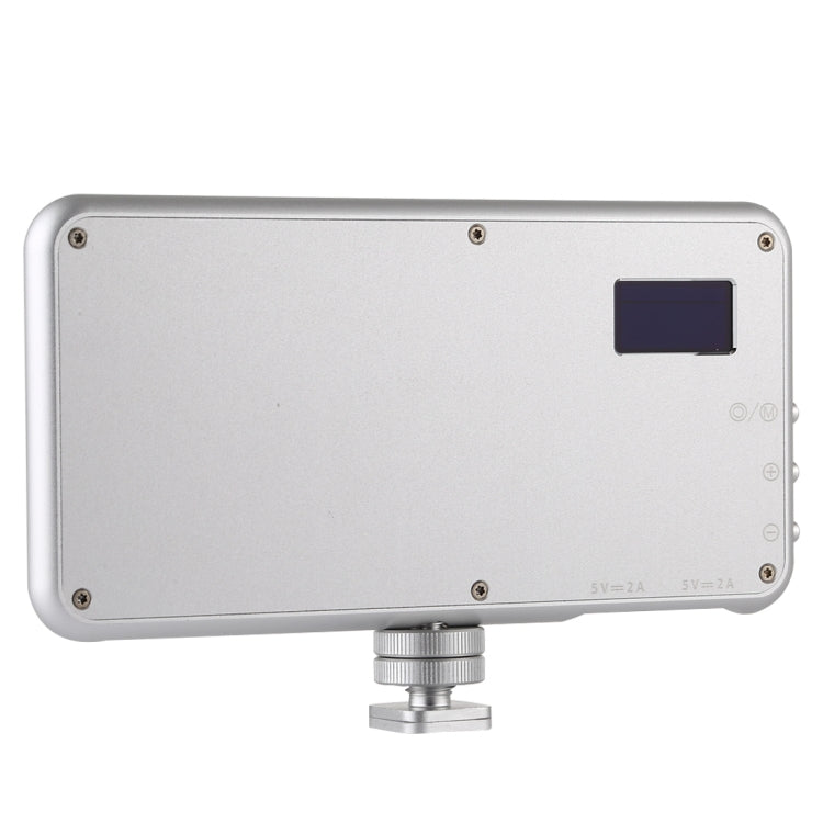 LED011S Pocket 180 LEDs Professional Vlogging Photography Video & Photo Studio Light with OLED Display & Cold Shoe Adapter Mount for Canon / Nikon DSLR Cameras - free shipping - PMC TechLife - Order now!