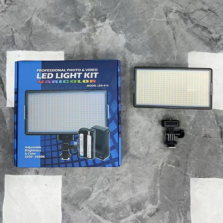LED01 416 LEDs 3600LM Professional Vlogging Photography Video & Photo Studio Light for Canon / Nikon DSLR Cameras - free shipping - PMC TechLife - Order now!