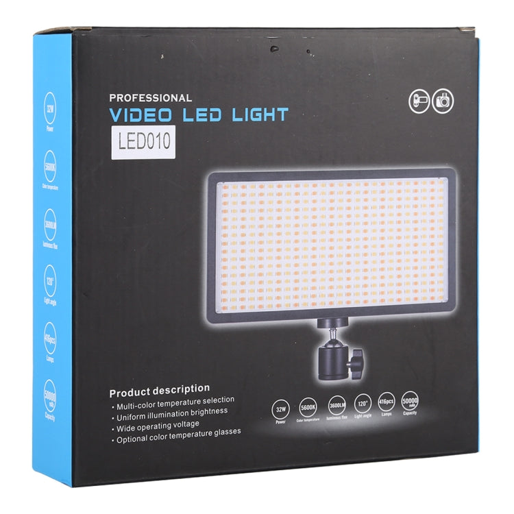 LED01 416 LEDs 3600LM Professional Vlogging Photography Video & Photo Studio Light for Canon / Nikon DSLR Cameras - free shipping - PMC TechLife - Order now!