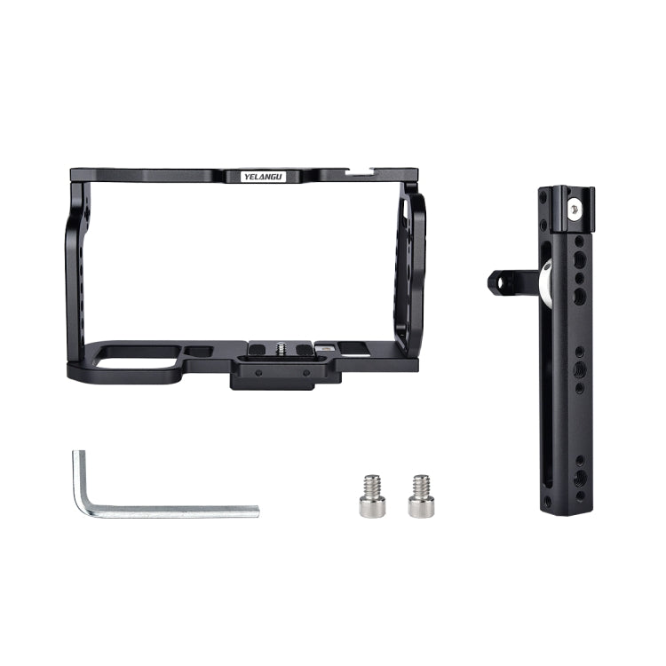 YELANGU C9-A YLG0911A Handle Video Camera Cage Stabilizer for DJI BMPCC 4K(Black) - free shipping - PMc TechLife - Order now!