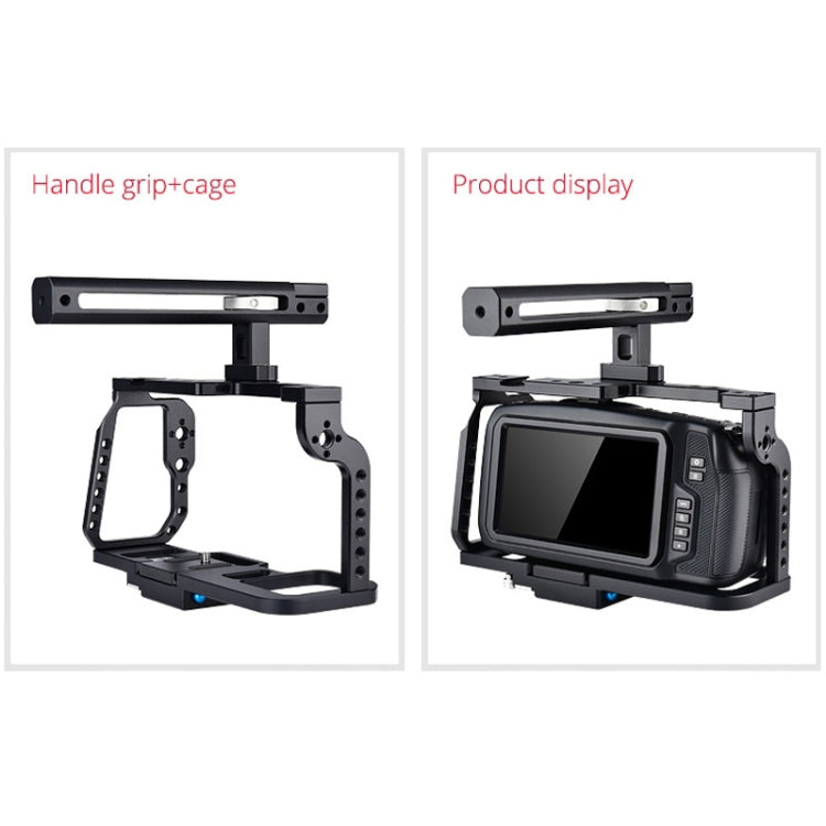 YELANGU C9-A YLG0911A Handle Video Camera Cage Stabilizer for DJI BMPCC 4K(Black) - free shipping - PMc TechLife - Order now!