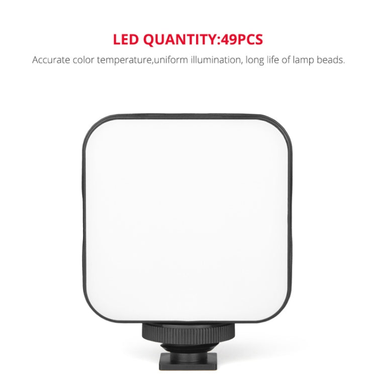 YELANGU LED01 49 LED Video Light for Camera / Video Camcorder (Black) - free shipping - PMC TechLife - Order now!